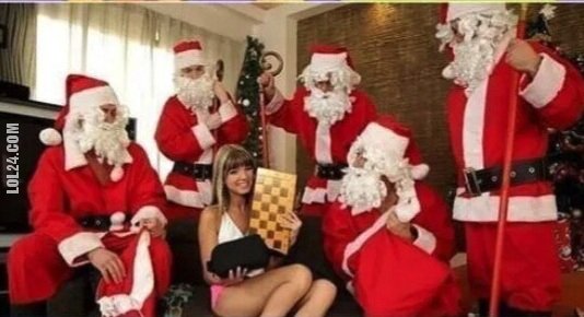 seksowna : Myślałam ze jest jeden mikołaj