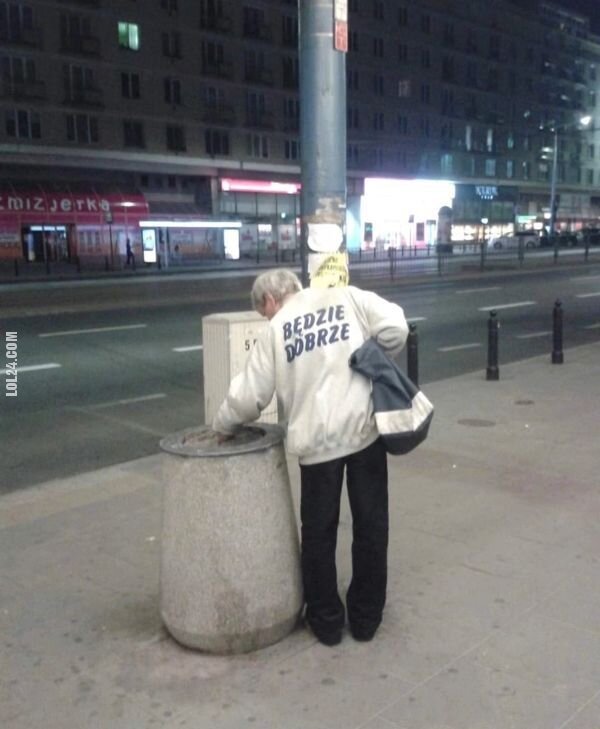 napis, reklama : Slogan na dziś