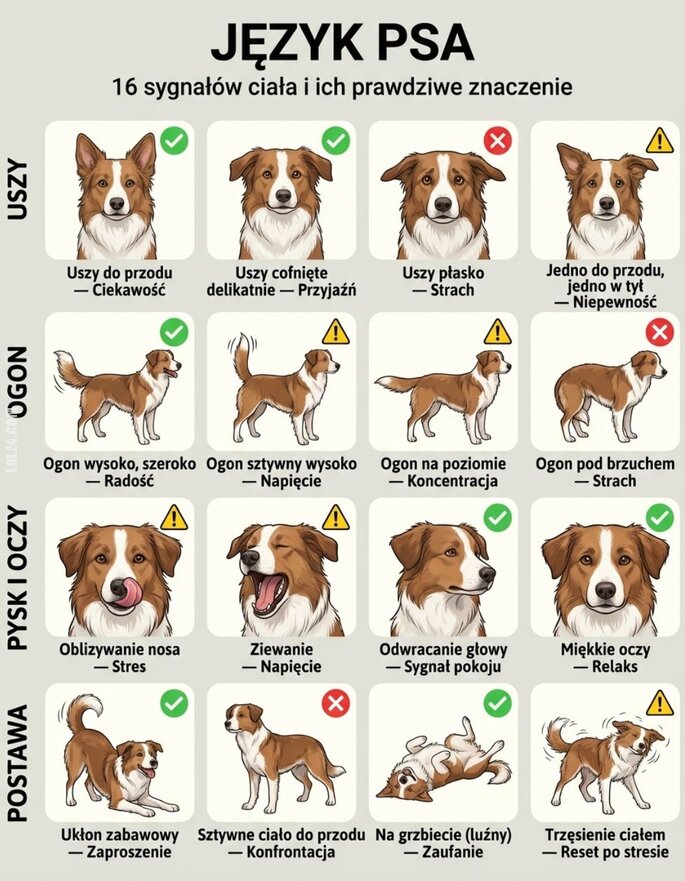 ciekawostka : Mowa ciała psa