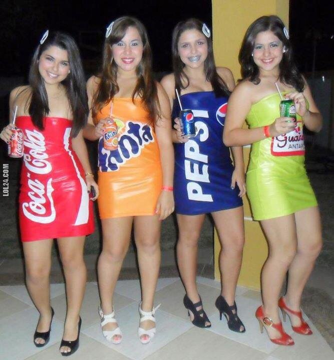 kobieta : Coca-Cola, Fanta, Pepsi, Guarana