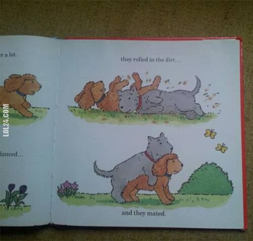FAIL : Tymczasem w książce o psach...