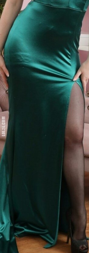 seksowna : Szmaragdowa elegancja