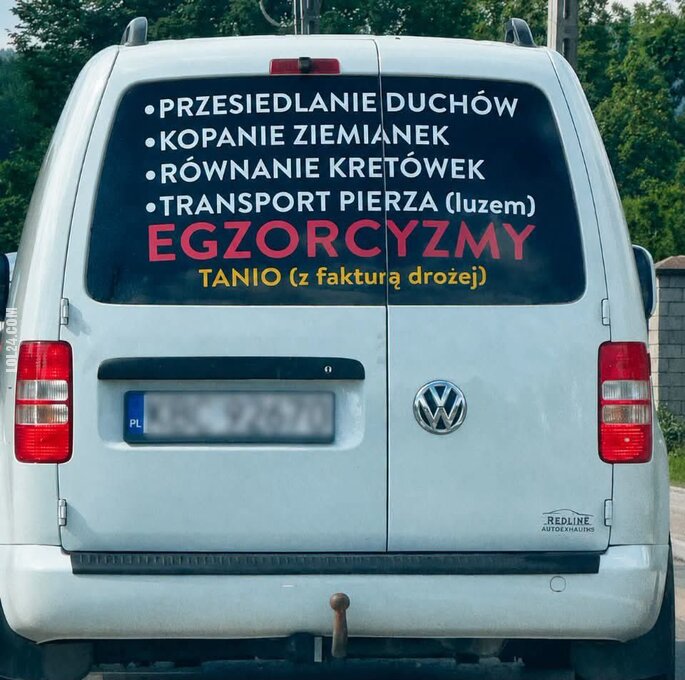 napis, reklama : Dobra firma