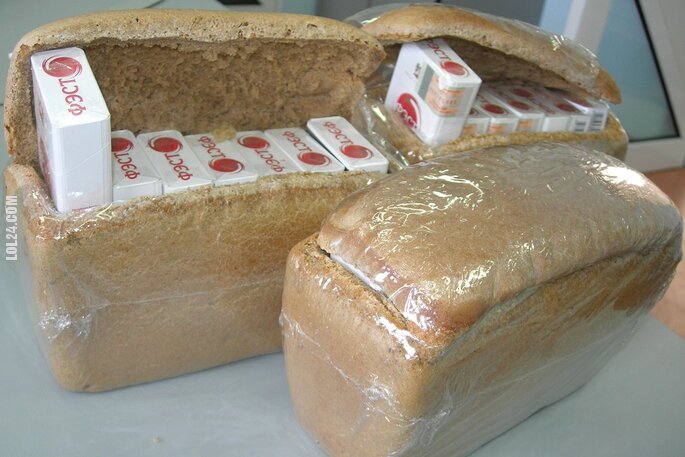FAIL : Papierosy w chlebie z Białorusi.