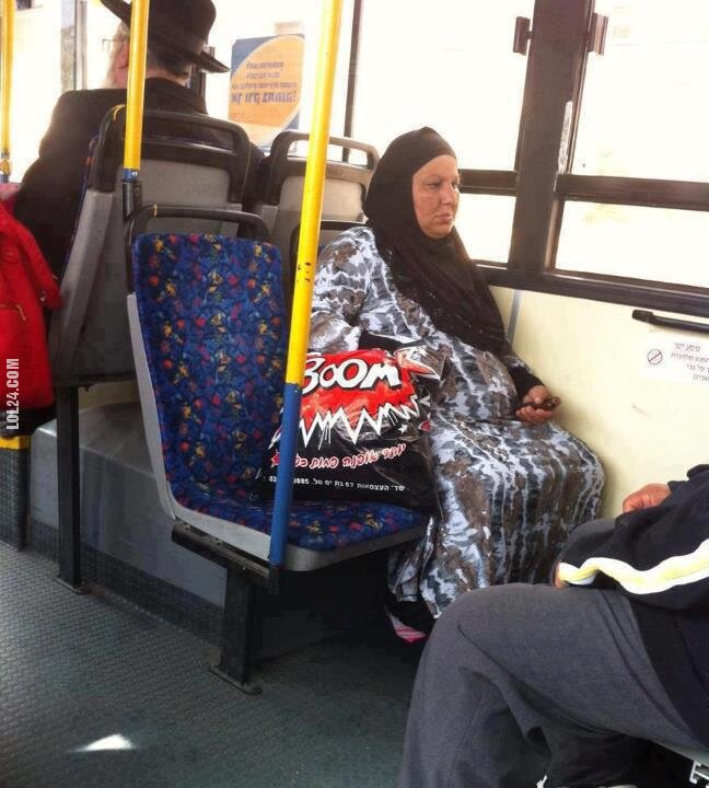 FAIL : Muzułmanka z reklamówką...
