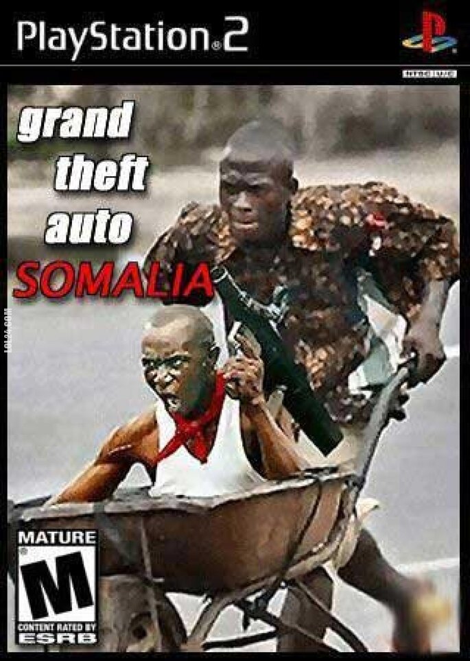 napis, reklama : GTA - SOMAILA