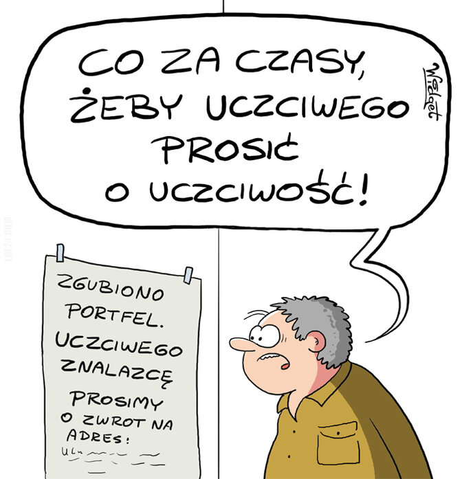 komiczne : Uczciwy - znalazca