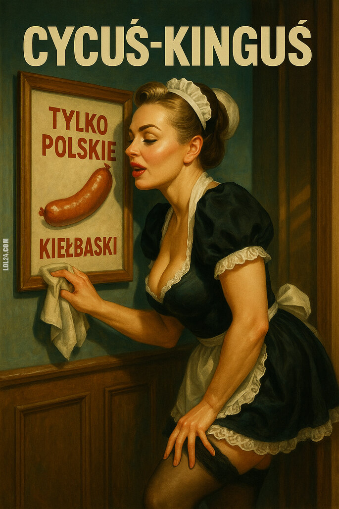 seksowna : Cycuś-Kinguś – potrafi docenić głęboki smak… polskiej kiełbasy