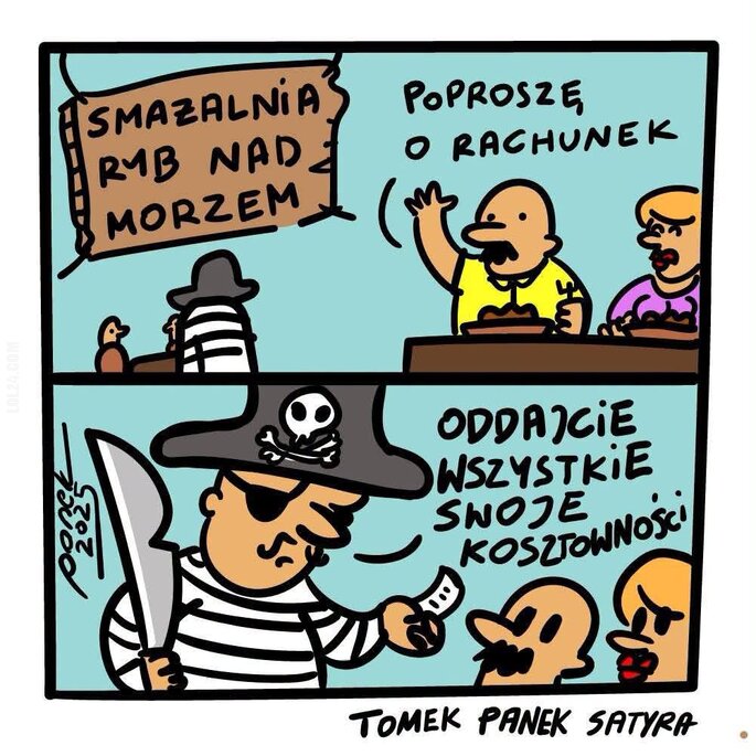 satyra : Tymczasem nad polskim morzem