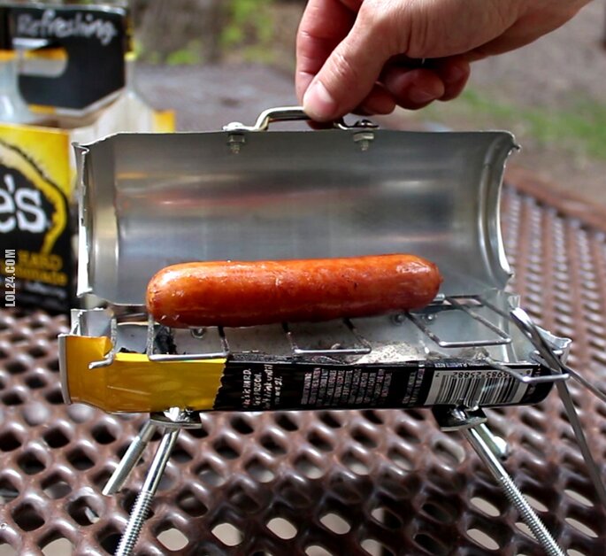 technologia : Mini grill z puszki