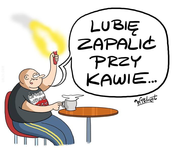 komiczne : Lubię zapalić