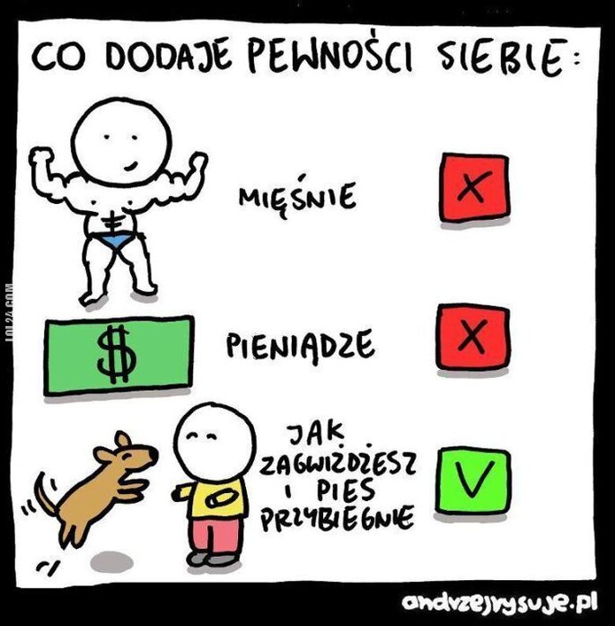 MEM : Co dodaje pewności siebie