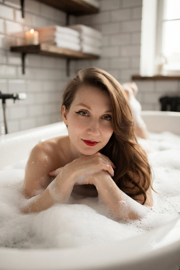 seksowna : Ślicznotka w wannie.6