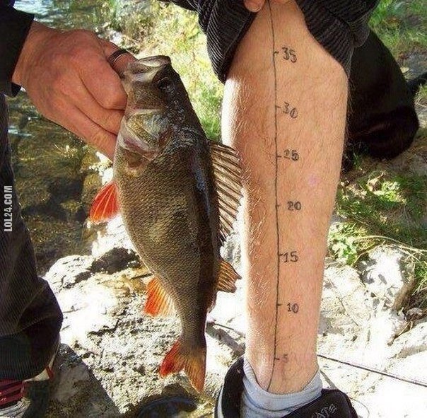 technologia : Tattoo - miarka rybaka...