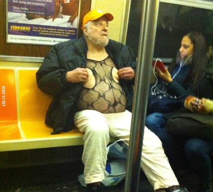 FAIL : Jakiś facet w metrze