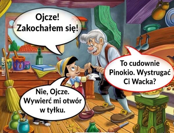 komiczne : Pinokio na czasie