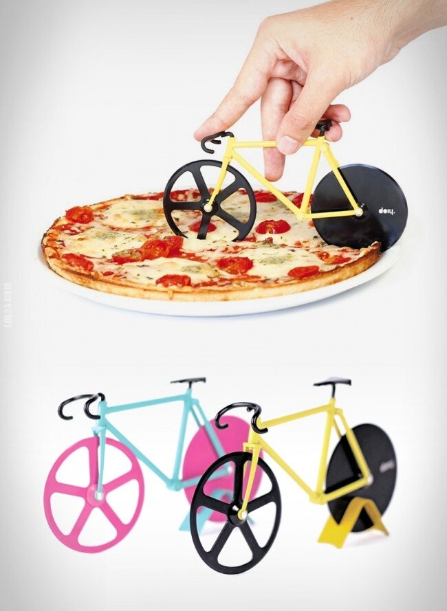 technologia : Nóz do krojenia pizzy - rower