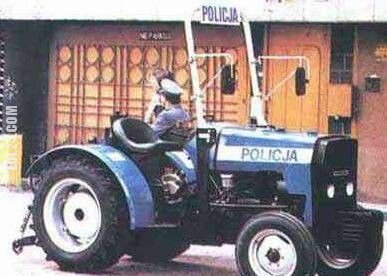 motoryzacja : Traktor Policji