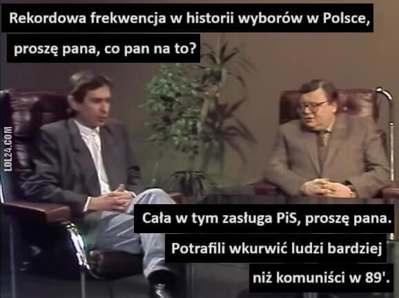 MEM : Rekordowa frekwencja to zasługa PiS