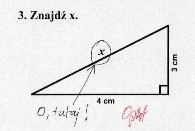 inne : Znajdowanie "x"