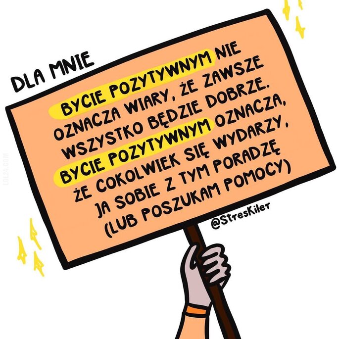 ciekawostka : Bycie pozytywnym