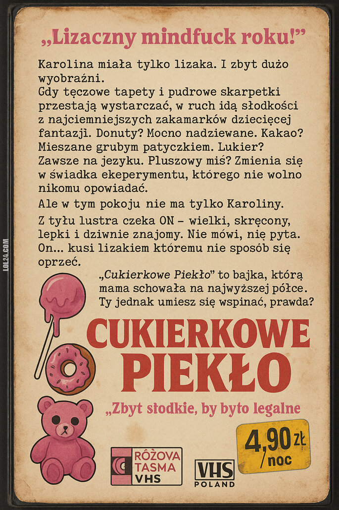 inne : 🎀 Cukierkowe Piekło  📼 WideoKult • VHS Polska 1994 • Kolor • 62 min • UNRATED