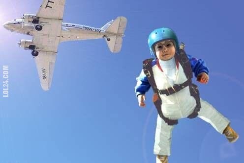 dzieciak : mały spadochroniarz