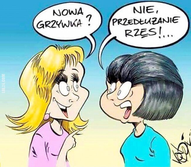 komiczne : Nowa grzywka?