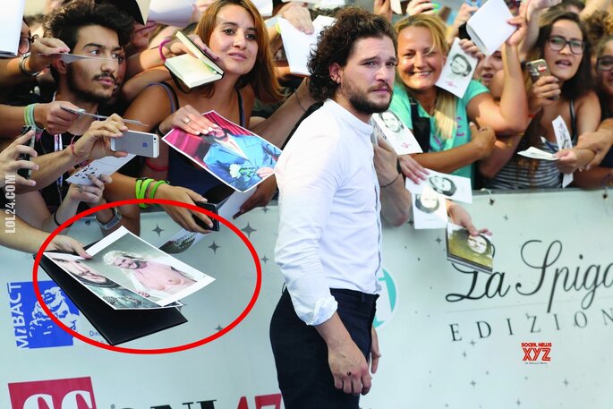 FAIL : Kit Harington (Jon Snow) rozdaje autografy