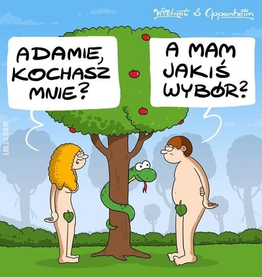rysunek : Adam i Ewa -miłośc