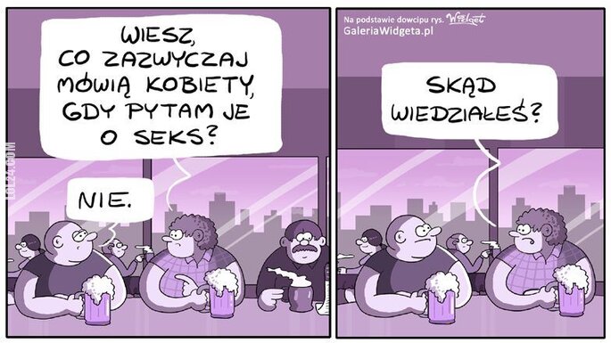 komiczne : Pytanie o seks