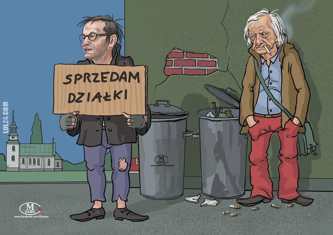 satyra : Sprzedam działki