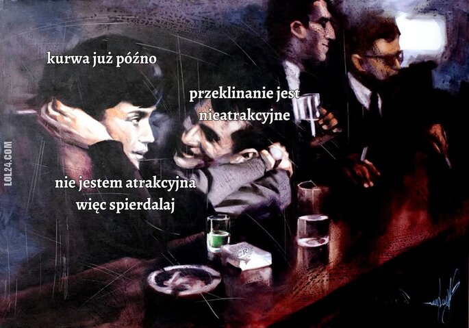 komiczne : Późno