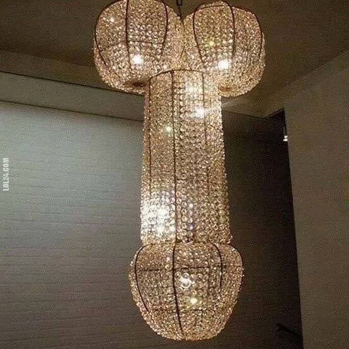 rzeźba, figurka : Żyrandol na bogato