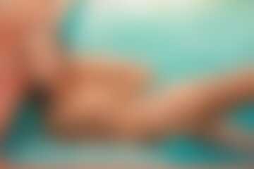 Ślicznotka na basenie