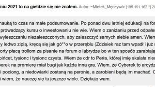 "Piękno" polskiej giełdy, czyli folklor na "bananie". ;)