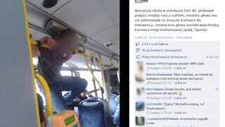Idiota w autobusie linii 96 - MPK Łódź