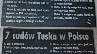 7 cudów Gierka w Polsce vs 7 cudów Tuska w Polsce