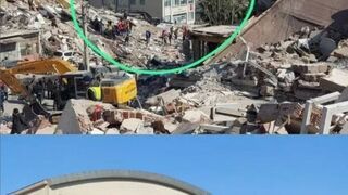 Budynek Inżynierów po trzęsieniu ziemi w Turcji