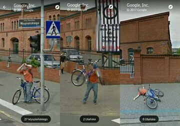 Gościu z Poznania trolluje Google Street