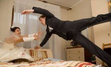 latający pan młody