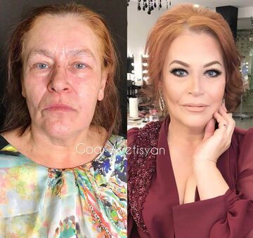 Przed i po. Make-up dla dojrzałych kobiet