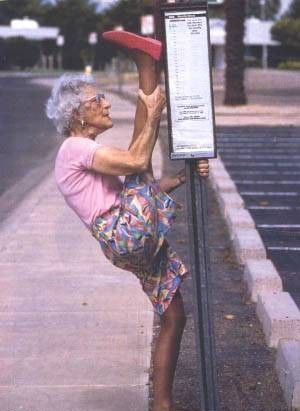 Babcia spełniająca wymogi