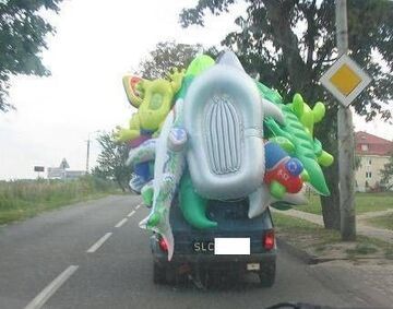 Fiatem 126P nad morze