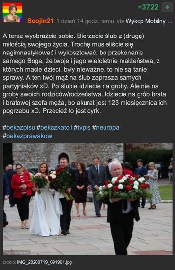 Jarosław złapał bukiet na drugim ślubie Kurskiego?