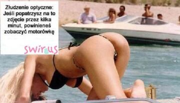 Złudzenie optyczne - motorówka!