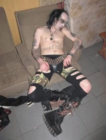 Pomalowany metalowiec