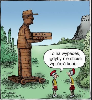 Trojański dostarczyciel pizzy.