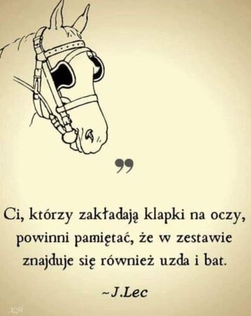 Klapki na oczach