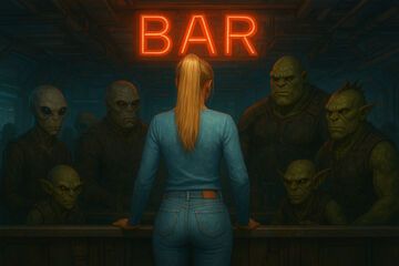 Ludzka blondynka musi się mieć na baczności! 😜🤪